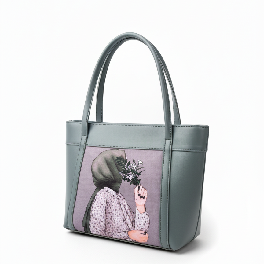 Artist-Designed Hijabi Portrait Bag