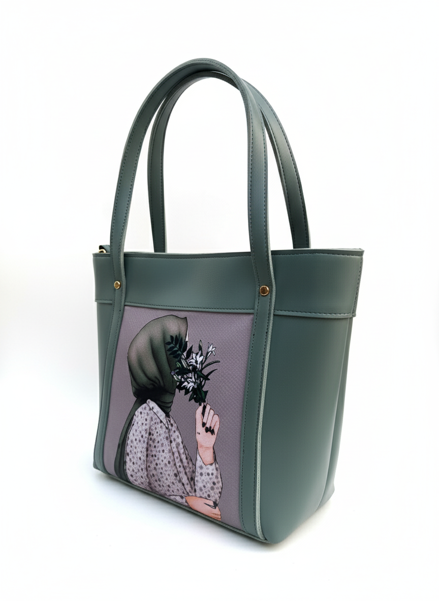 Artist-Designed Hijabi Portrait Bag