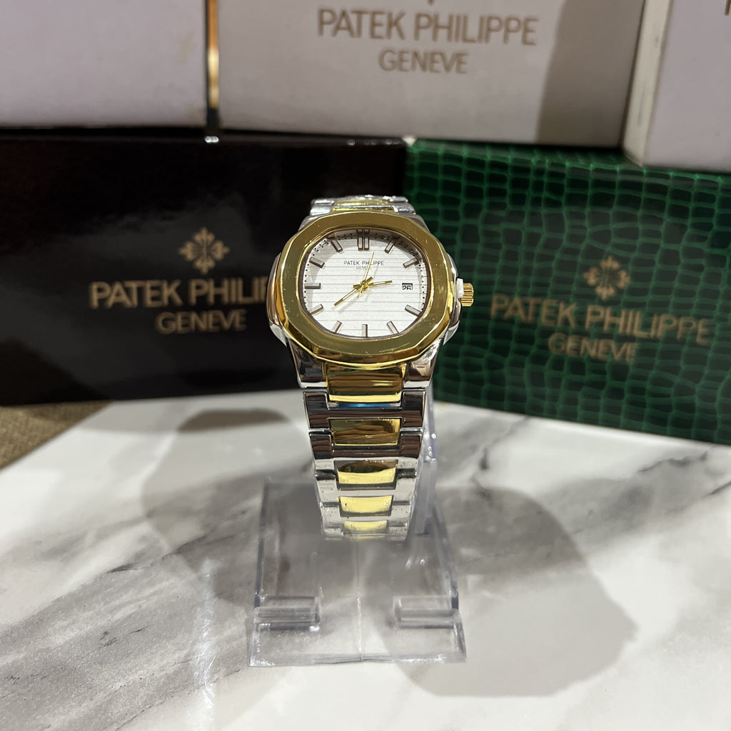 PATEK PHILIPPE TRUETONE WITH WHITE DIAL WITH DATE