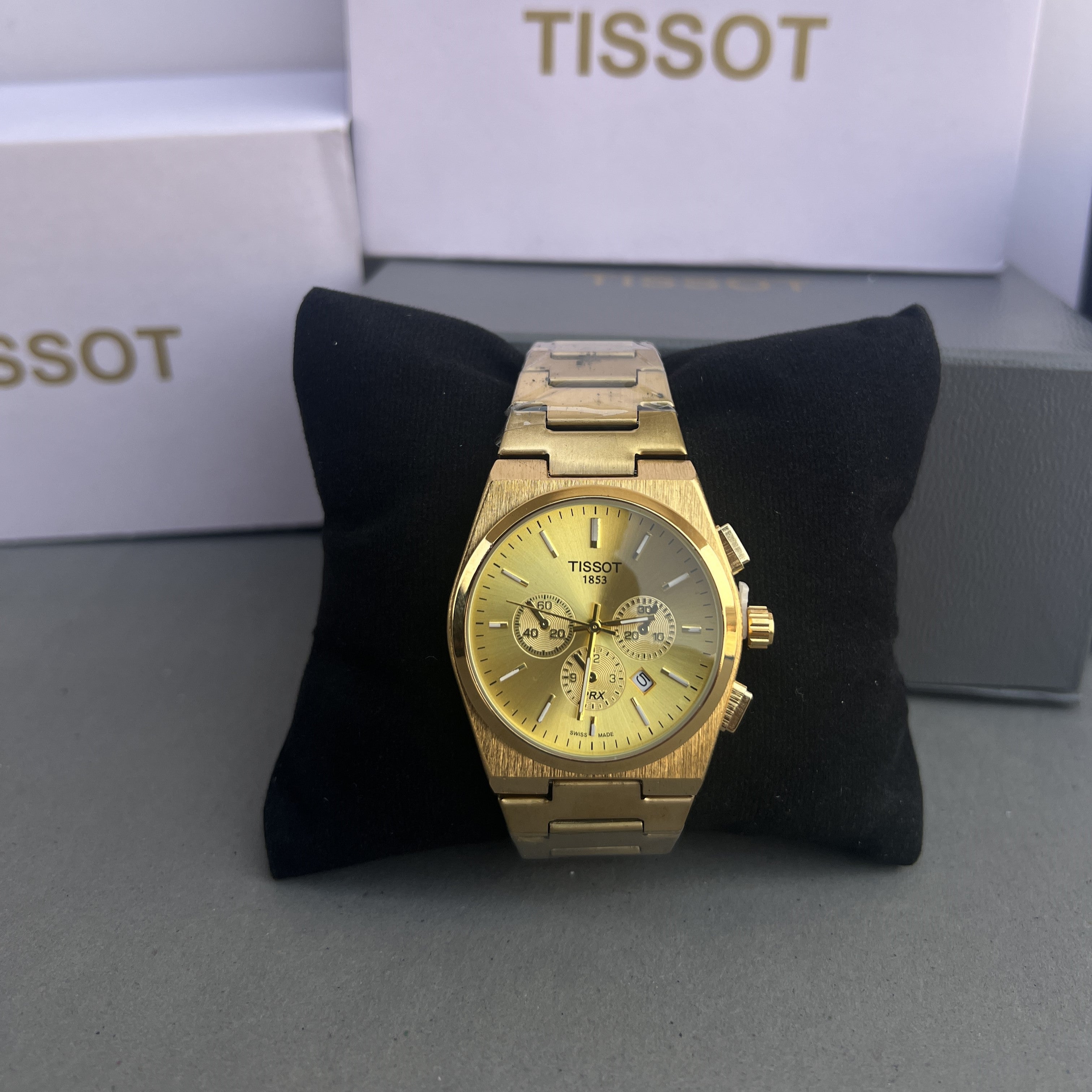 Tissot PRX Gold Stainless Steel With Golden Dial