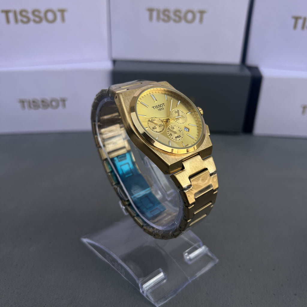 Tissot PRX Gold Stainless Steel With Golden Dial