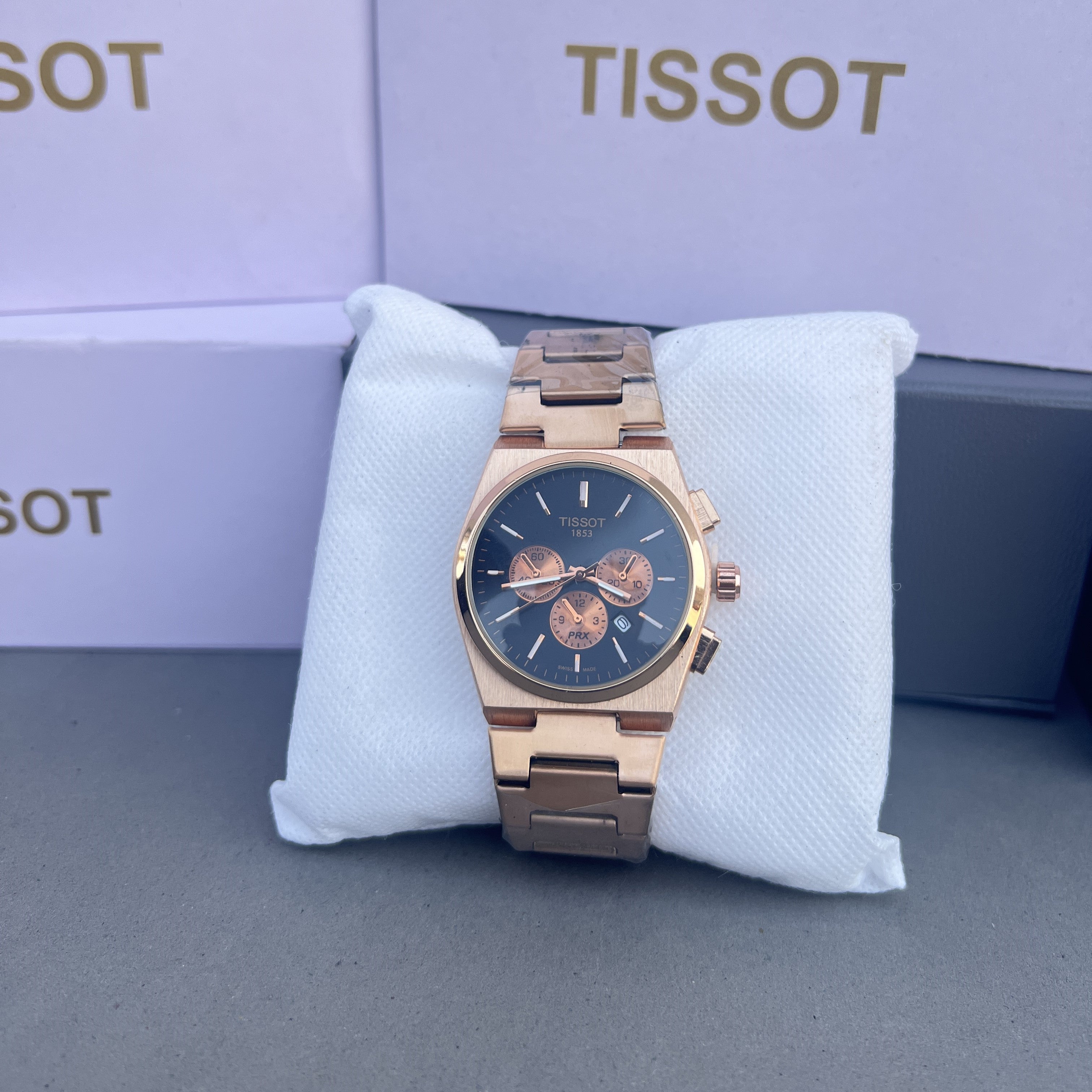 Tissot PRX Copper Stainless Steel With Black Dial