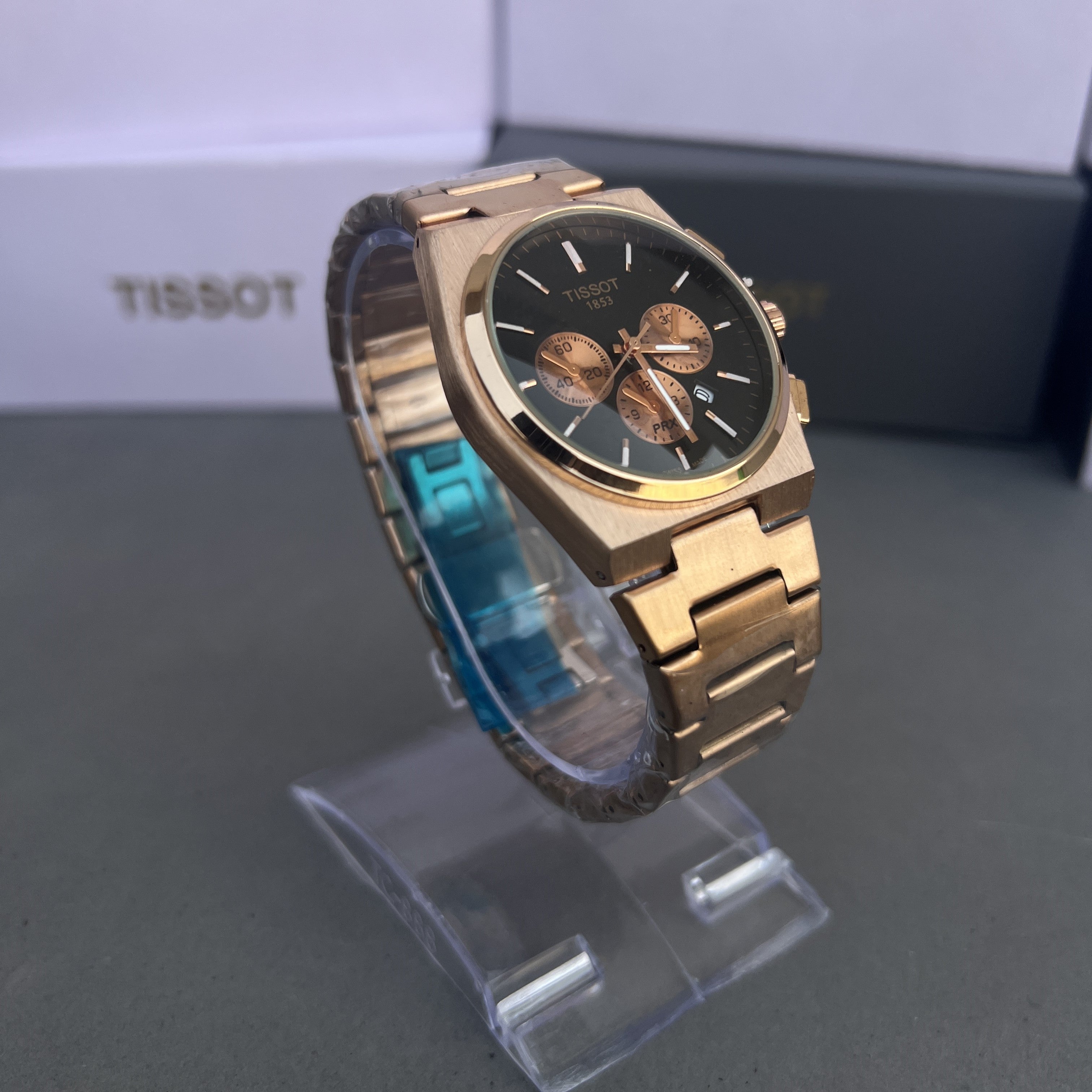 Tissot PRX Copper Stainless Steel With Black Dial