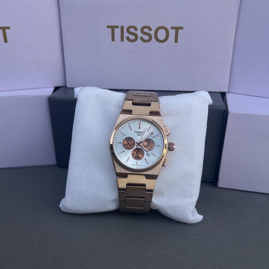 Tissot PRX Copper Stainless Steel With Silver Dial