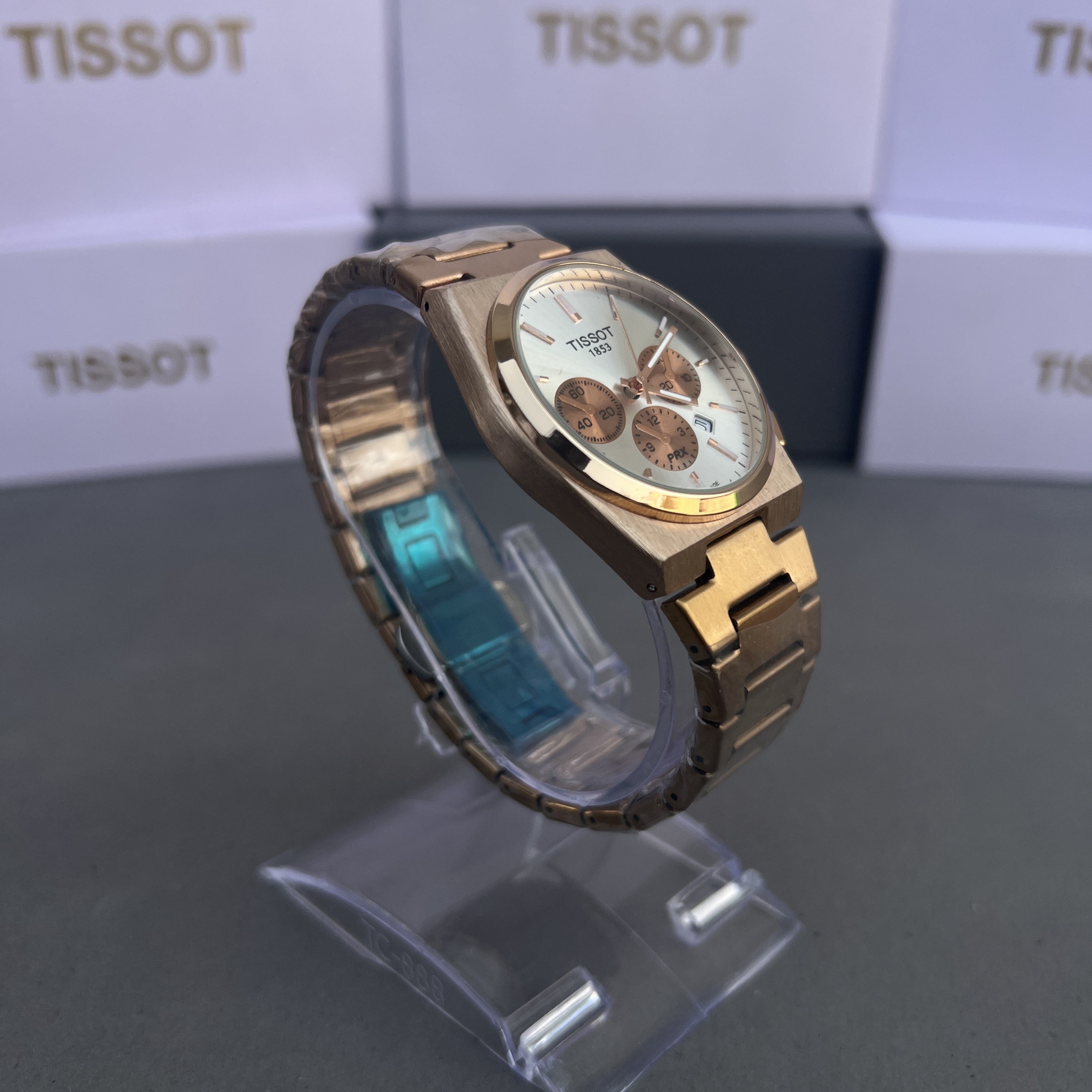 Tissot PRX Copper Stainless Steel With Silver Dial