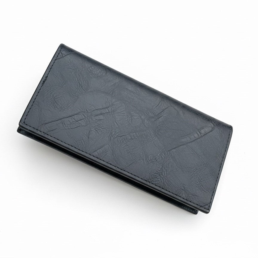 BELIEVE Two-Tone Bifold Wallet - Black and Cognac Contrast